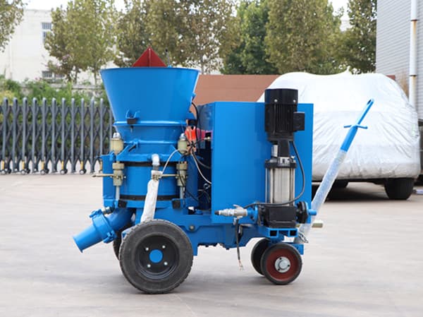 gunning machine for refractory installation