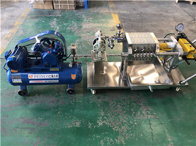 small type membrane filter press for sludge dewatering