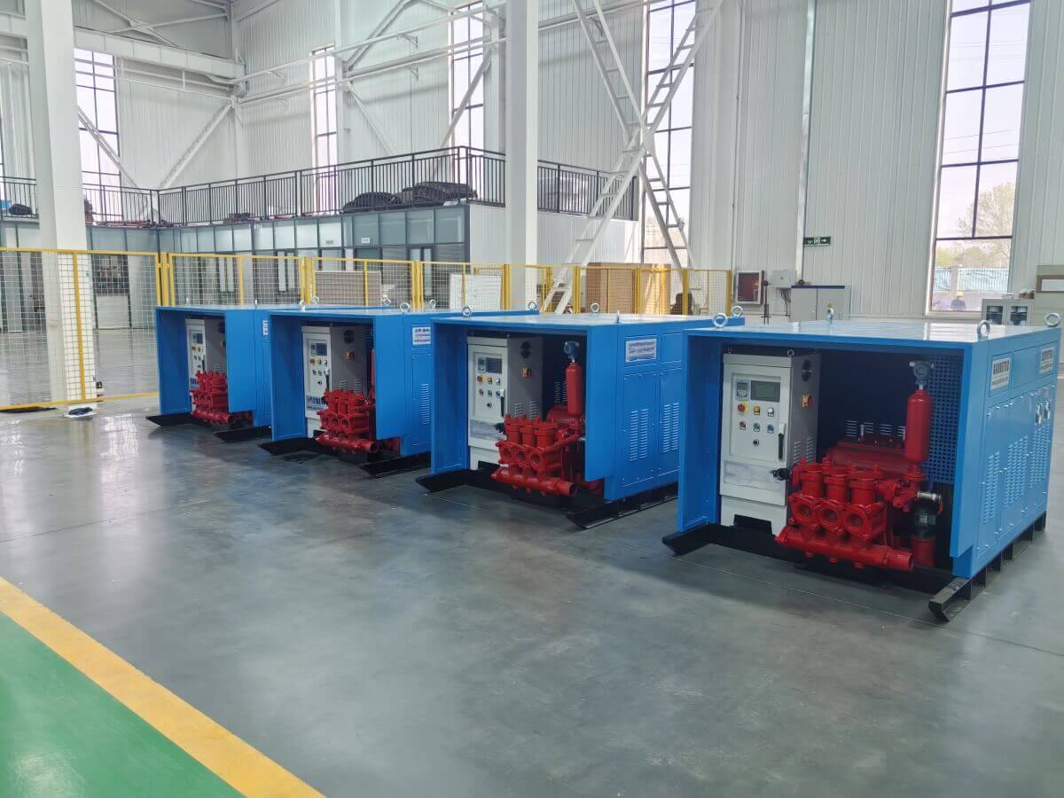 container jet grouting pump