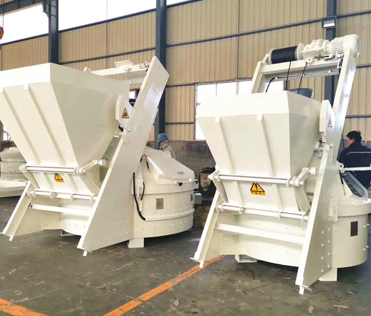 1000liter self-loading planetary concrete mixer