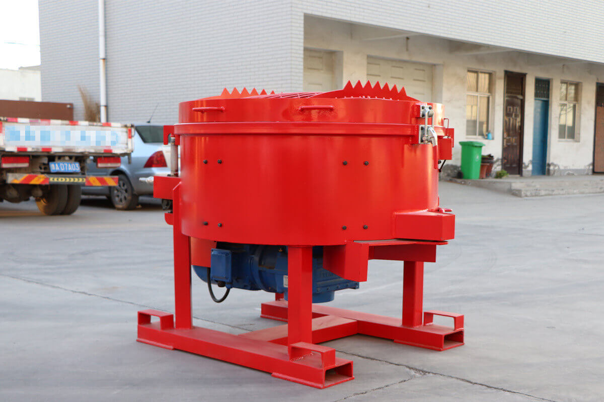 250kg 500kg refractory pan mixer