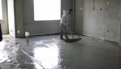 floor heating foamed concrete insulation layer