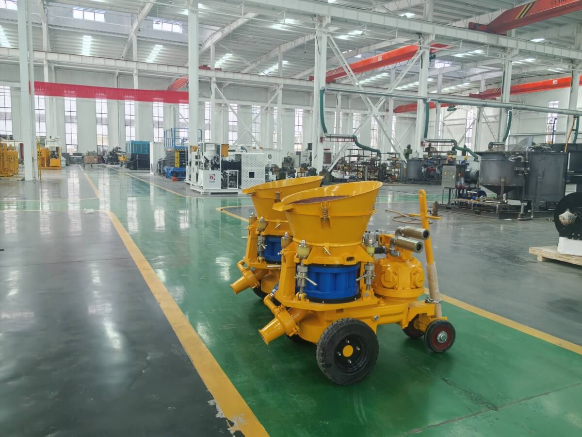 small portable shotcrete machine