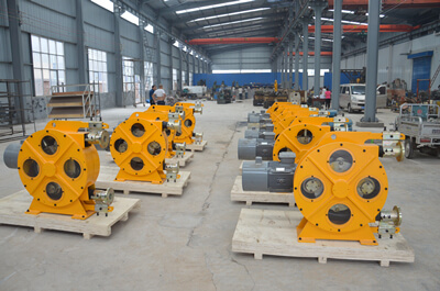 Industrial hose pump