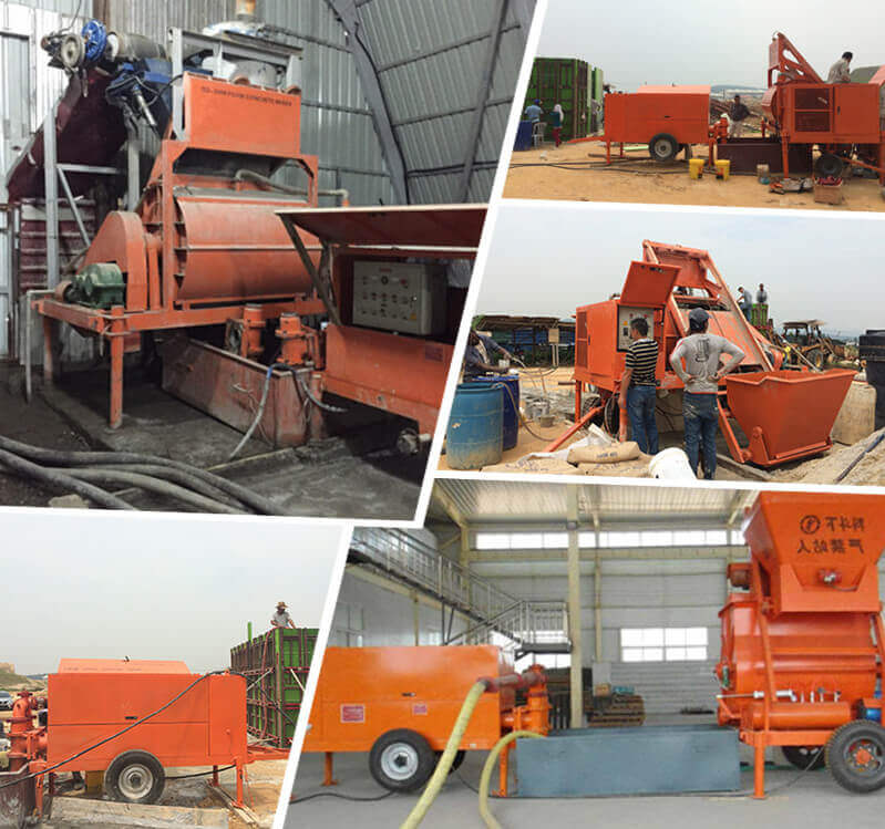 CLC foam concrete mixer for sale