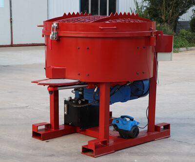 refractory pan mixer