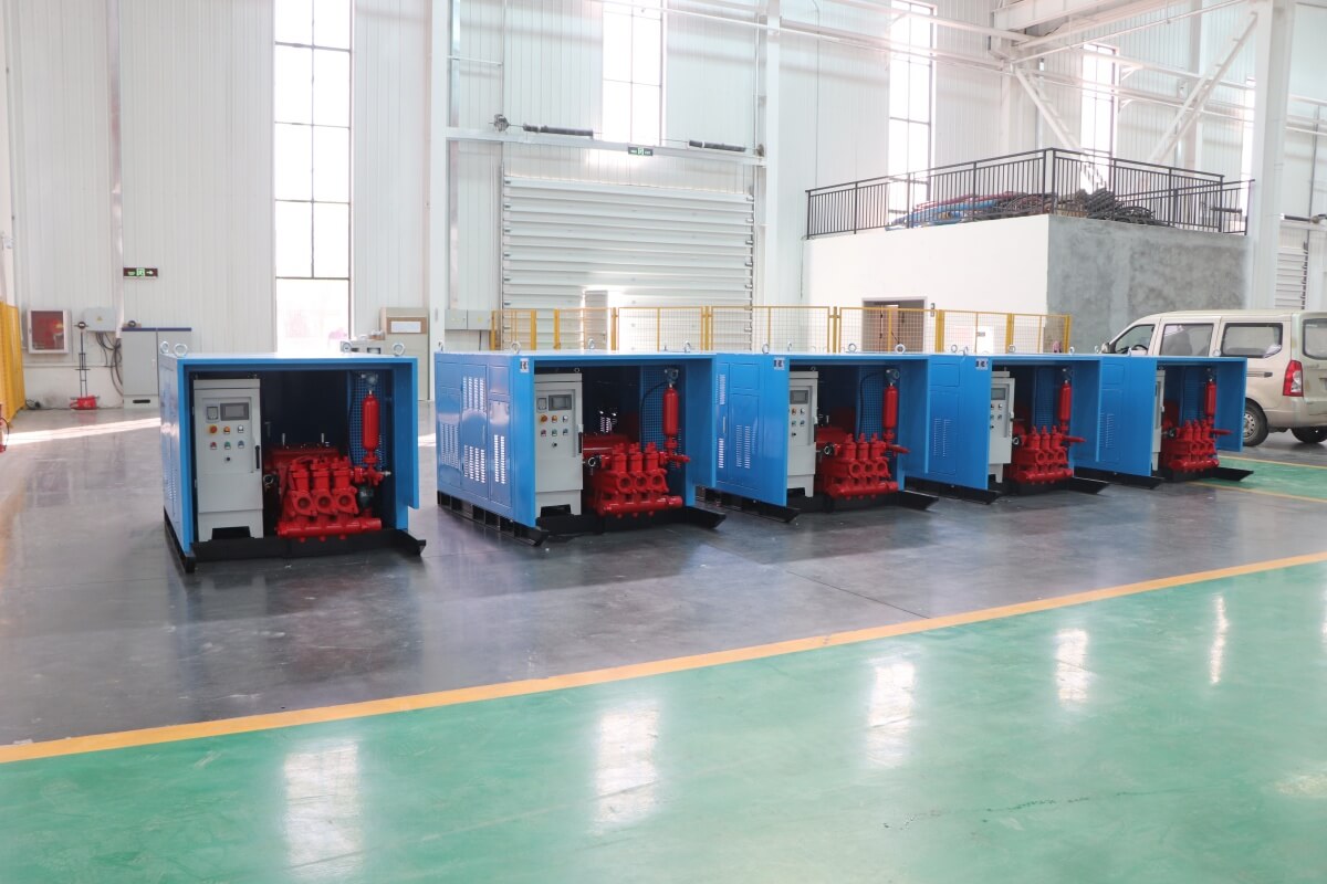 container type high-pressure cement grout pump