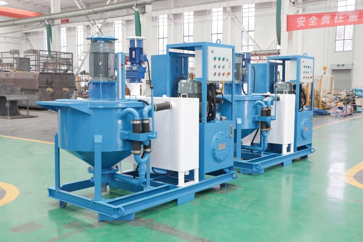 grout injection station