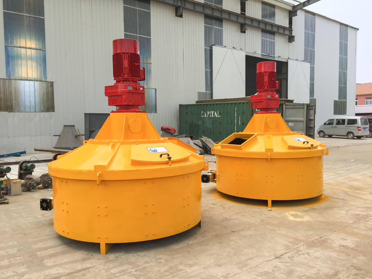 planetary refractory material mixer