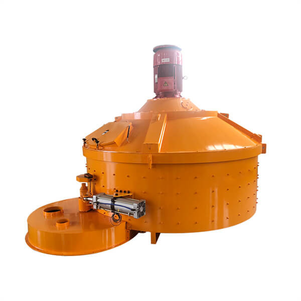 planetary concrete mixer with pneumatic loading door