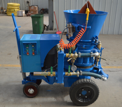 3m3/h electrical refractory gunite machine