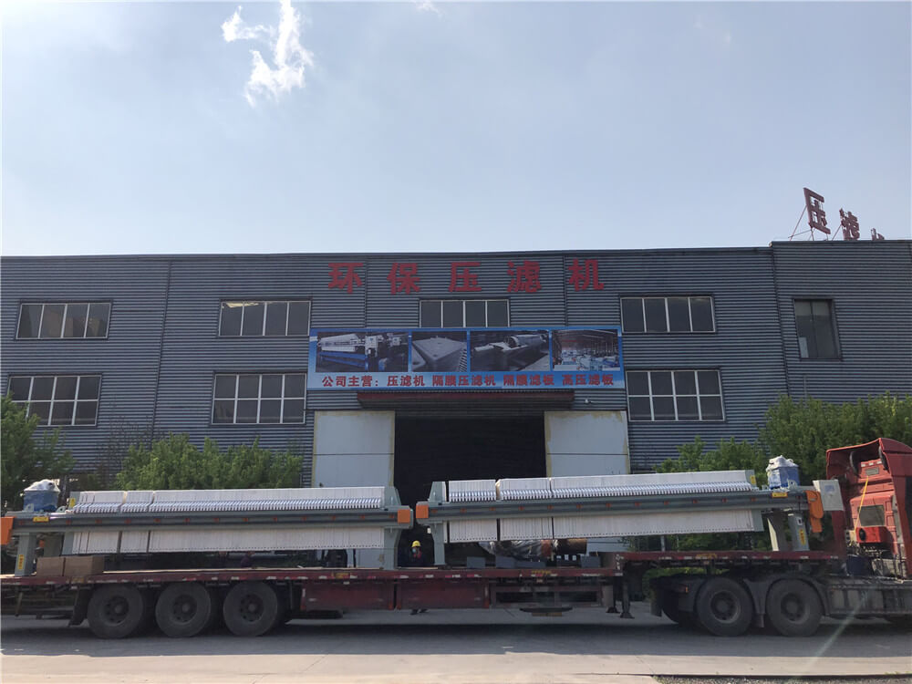 Singapore Water Treatment Process Hydraulic Filter Press Equipment