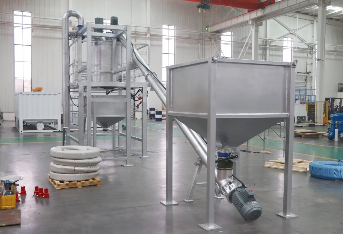 bentonite grout mixer with hopper