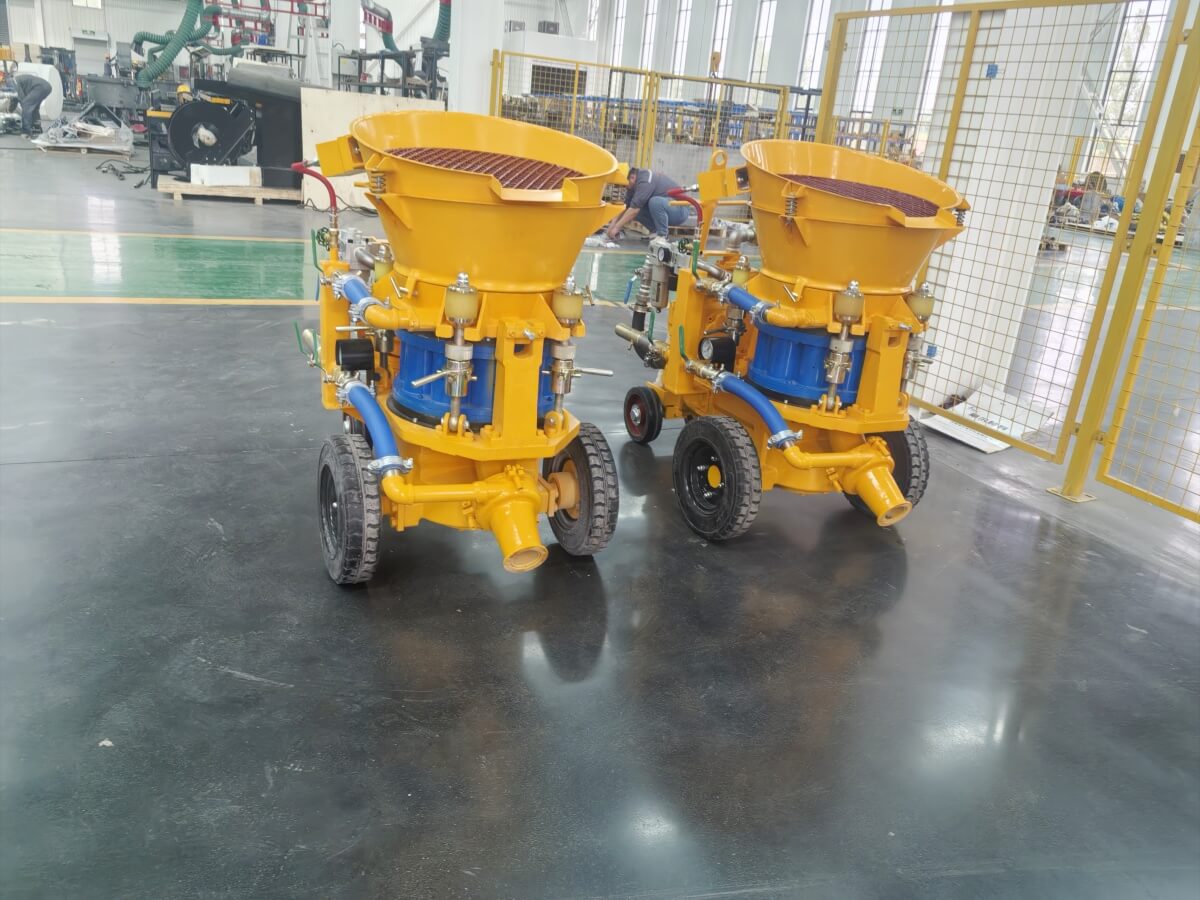 portable dry mix shotcrete machine