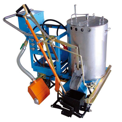 hand-push thermoplastic road making machine