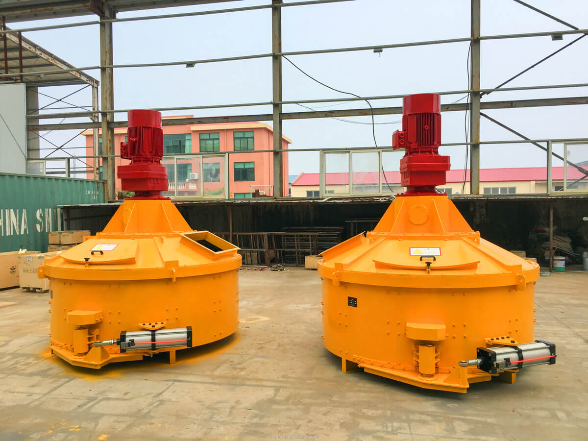 planetary concrete mixer for refractory material
