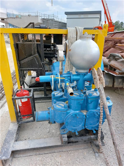 BW850-2 mud pump in Light Rail Construction in Malaysia