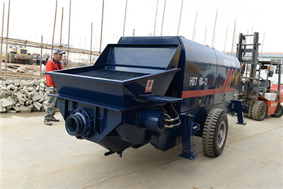 fine stone concrete pump