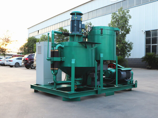 combine high shear grout mixer and pump