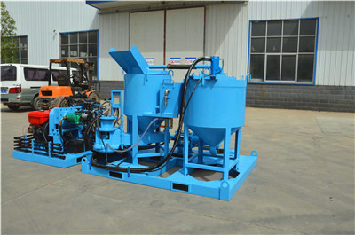 grout mixing and pumping unit