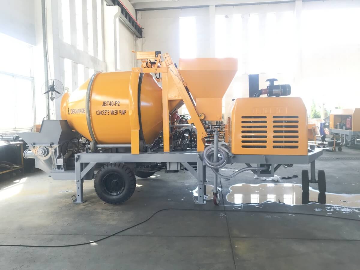 Qatar small concrete mixing pumping machine