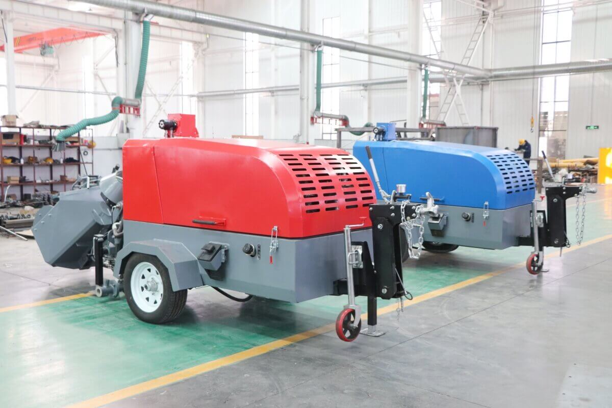 floor screed mixing pump