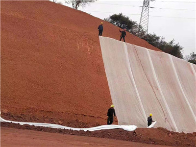 hydro seeding machine for highway slope protection