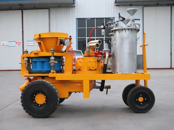 air motor wet concrete spraying machine