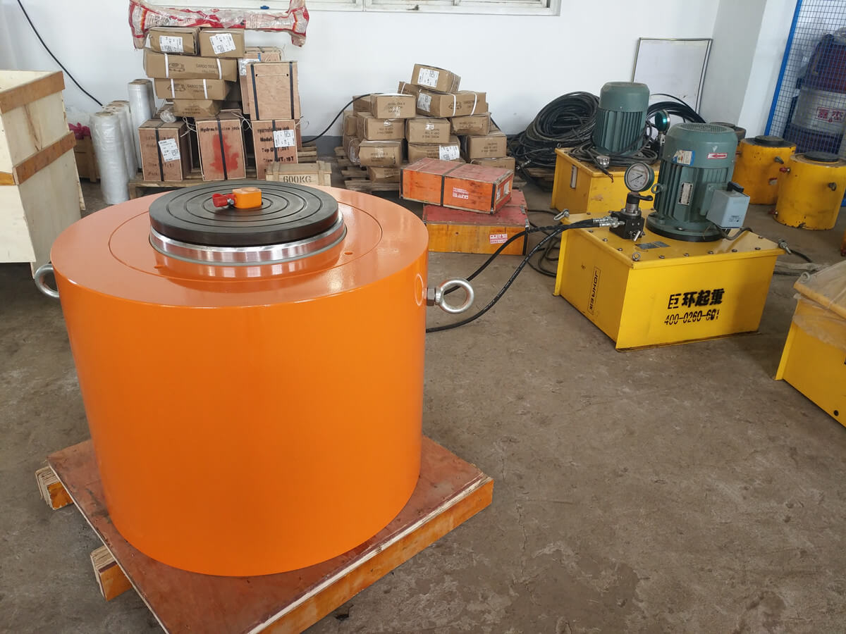 double acting high tonnage hydraulic jack