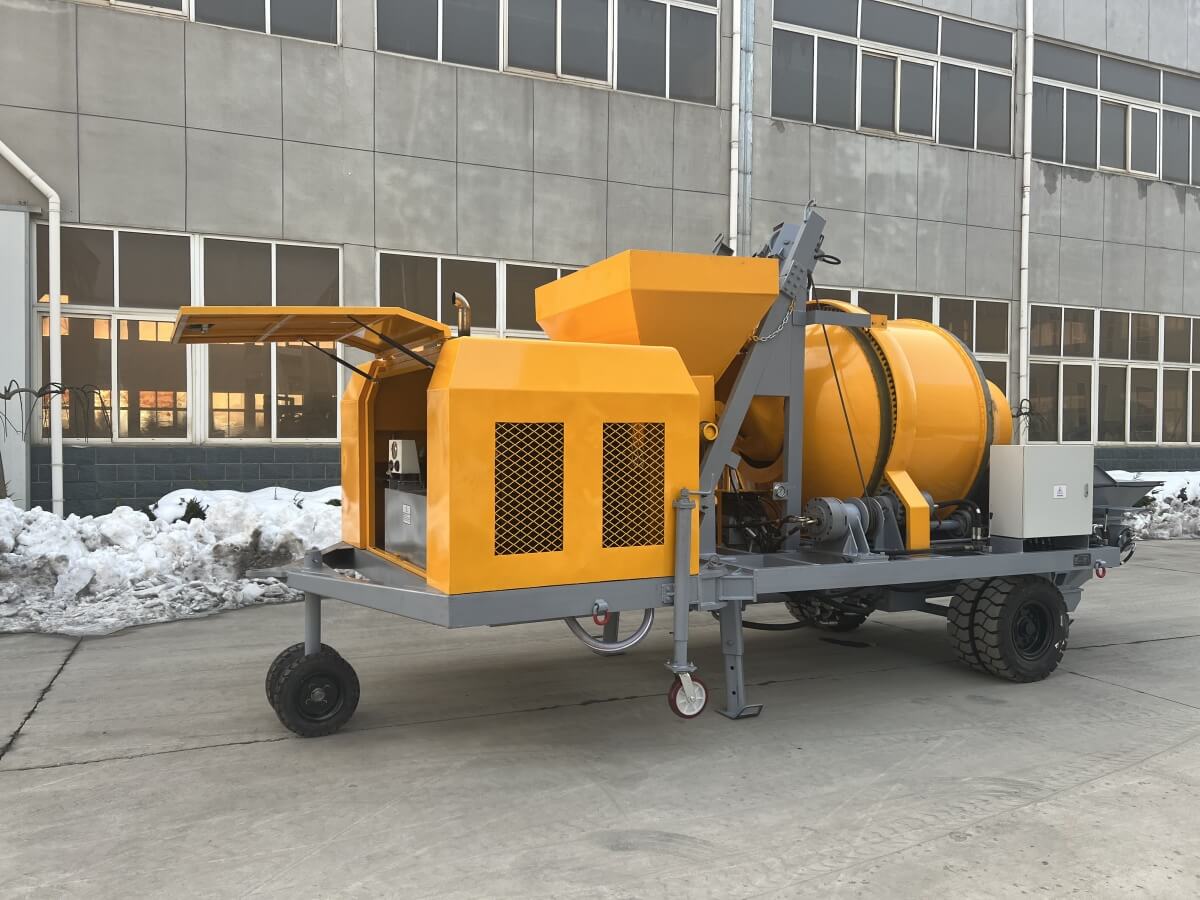 Oman concrete mixing pump