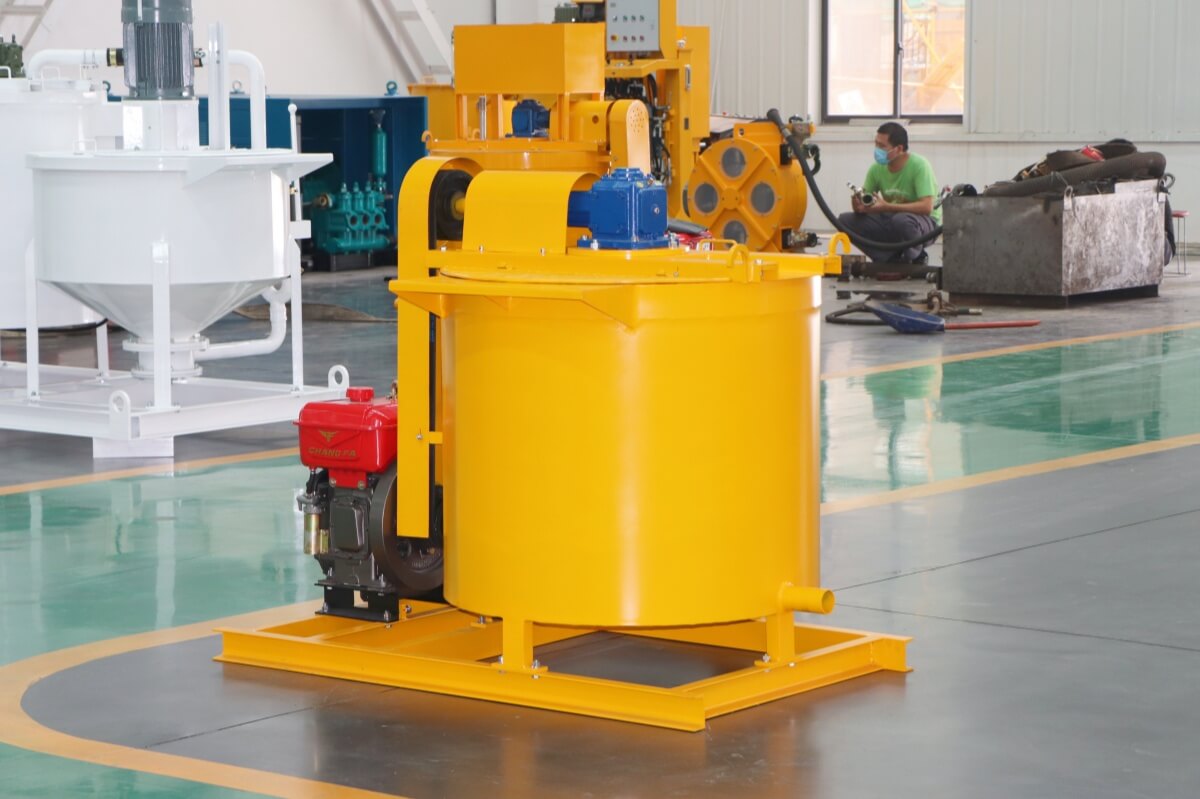 diesel engine bentonite grout mixer
