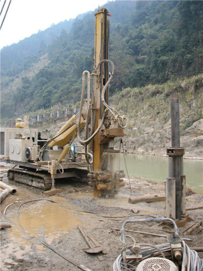 hydraulic anchoring engineering rig