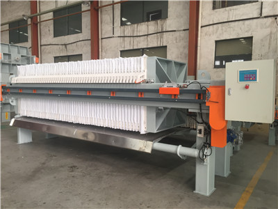 filter press for sludge treatment