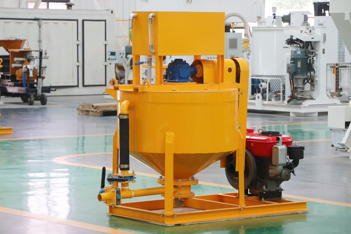 diesel engine cement grout mixer