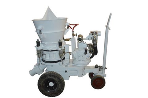 refractory gunite machine with air motor