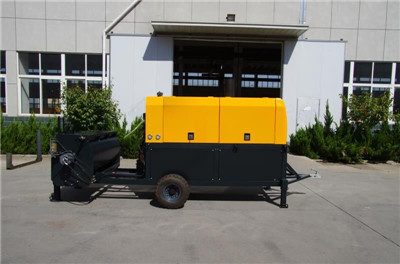 diesel foam concrete machine