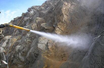 shotcrete machine for slope protection