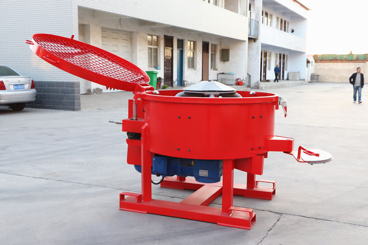 250kg refractory pan mixer made in China
