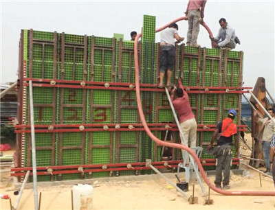 foam concrete machine for wall casting