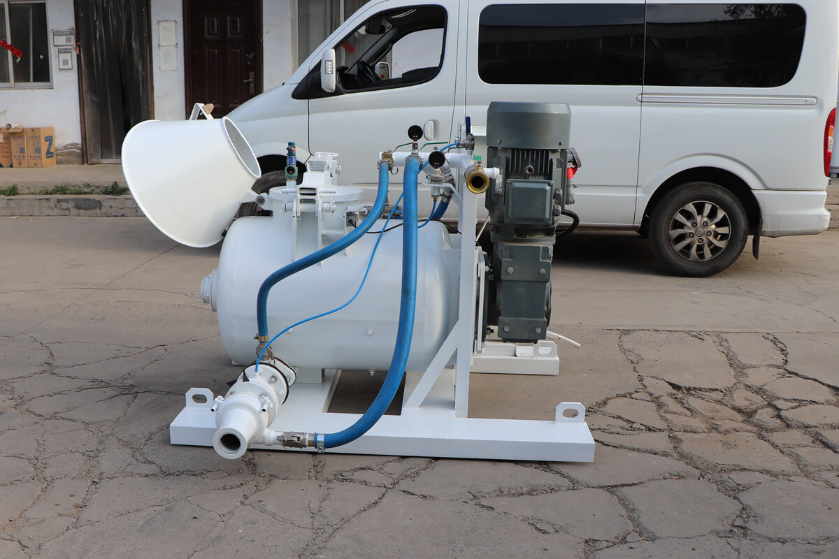refractory concrete mixer and pump