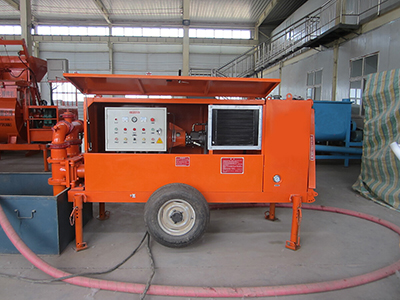 China foam concrete pump