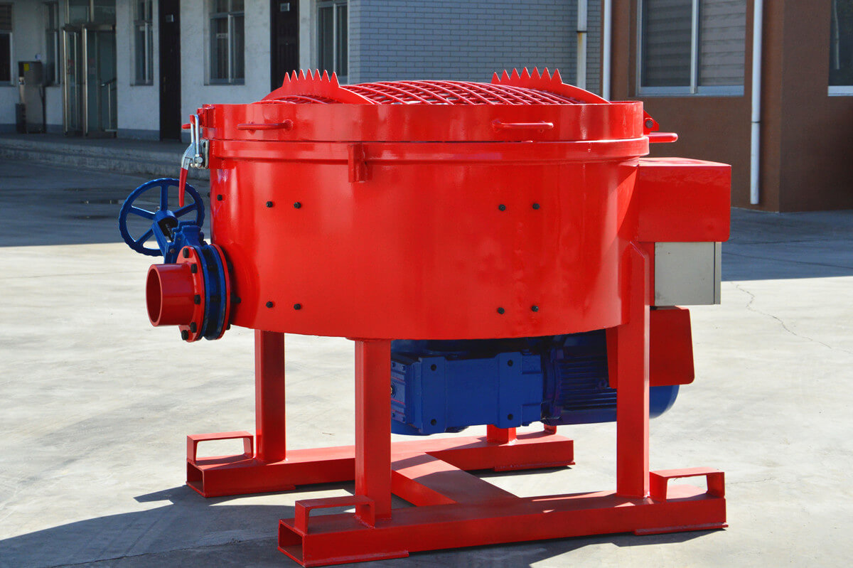 pan mixer for refractory works