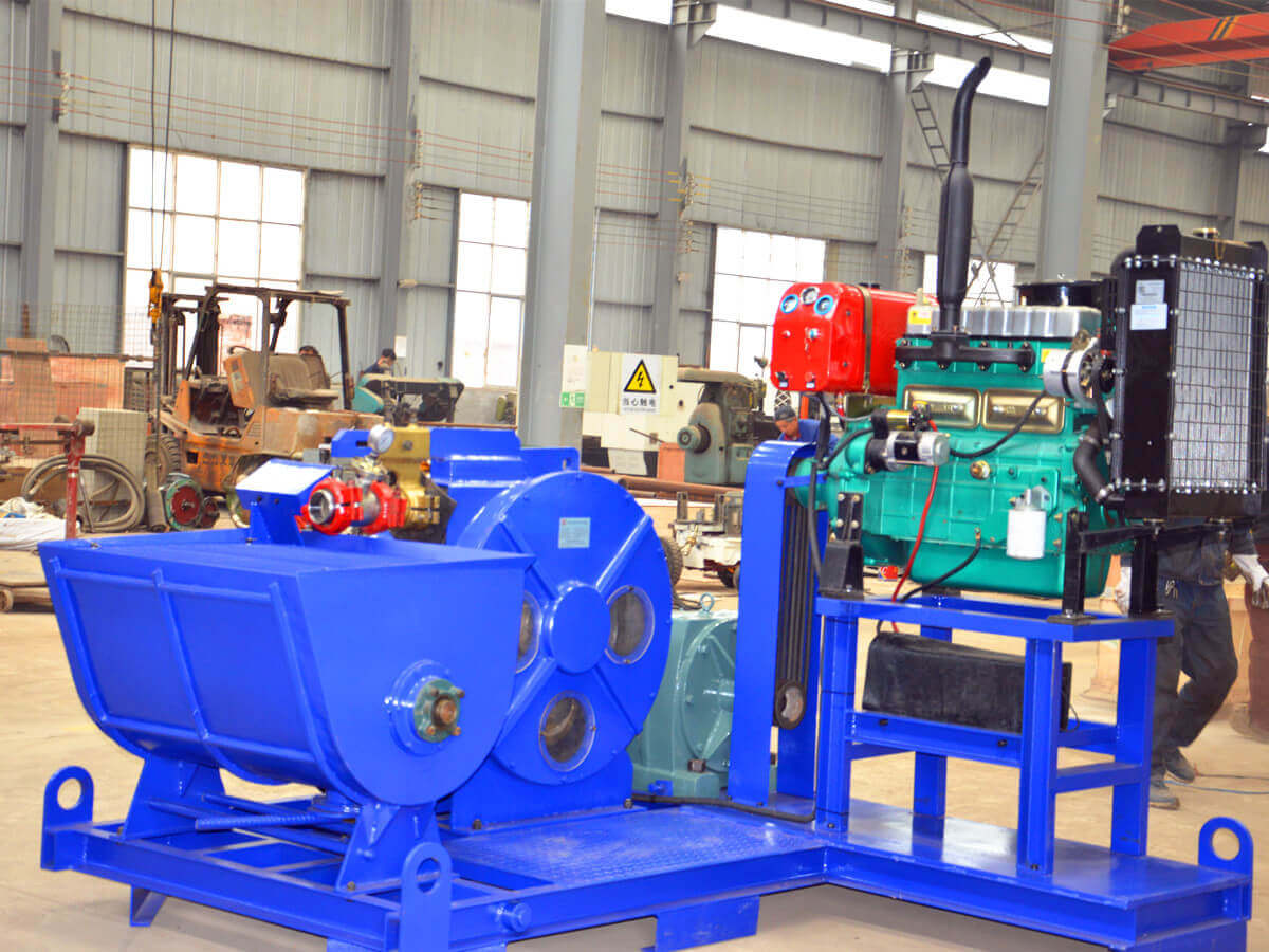 Squeeze concrete hose pump