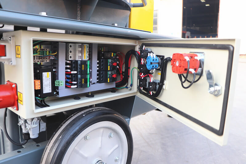electric control box inside
