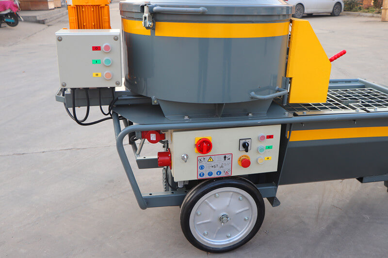 electric motor screw type mortar pump