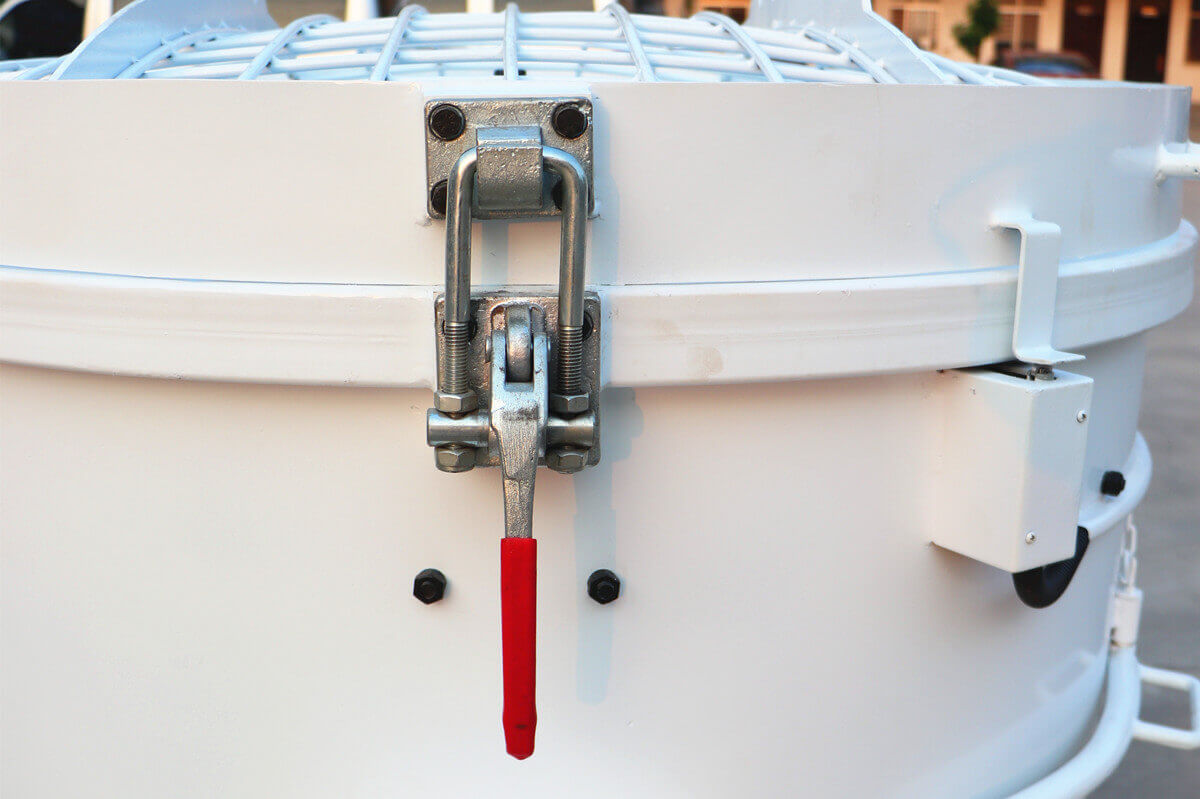 100kg Refractory pan mixer details