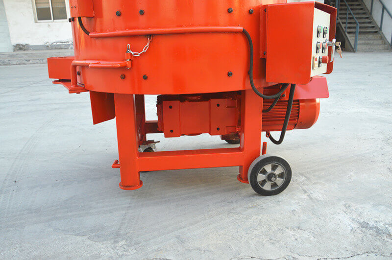Heavy duty gearbox of refractory pan mixer