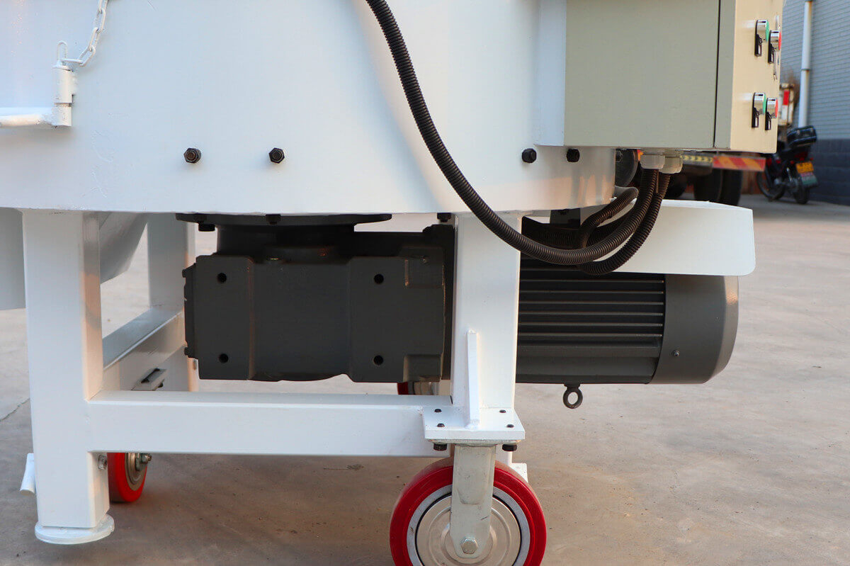 Heavy duty gearbox of 100kg refractory pan mixer