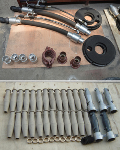 Refractory gunning machine spare parts