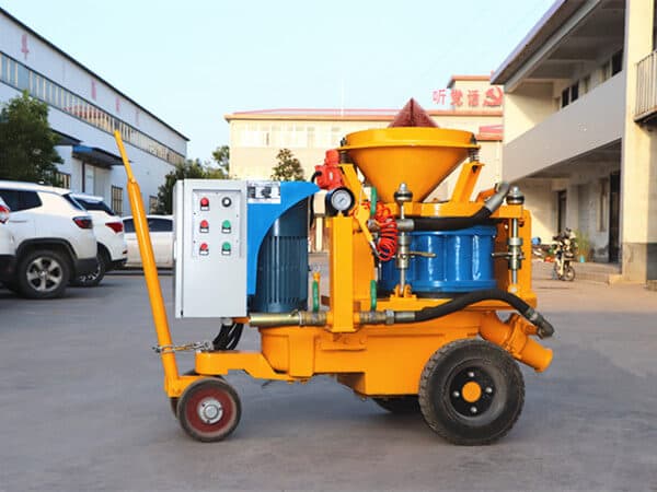 9m3h electric motor refractory gun machine